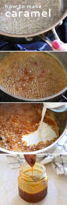 how to make caramel sauce in a skillet