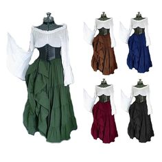 Hemline / Train:Ankle Length; Season:All Seasons; Look After Me:Washable; Gender:Women's; What's in the box:Dress; Types:Dress,Corset; Holiday:Halloween,Carnival,Masquerade; Style:Medieval; Elasticity:Inelastic; Occasion:Party  Evening,LARP,Ren Faire; Material:Terylene; Age Group:Teen,Adults'; Characters:Elven,Outlander,Movie / TV Theme Costumes,Viking; Cosplay Works:Valhalla; Net Weight:0.34; Listing Date:05/07/2021; Clothing Length:null; Bust:null; Waist:null; Popular Country:Chile,Japan,Portu Vintage Women Dress, Medival Outfits Woman, Theme Costumes, Dress Types, Gothic Queen, Masquerade Carnival, Box Dress, Reign Dresses, Fest Outfits