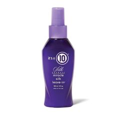 It's a 10 Silk Collection Miracle Silk Leave-in | Leave In Conditioner | Sally Beauty It's A 10 Leave In Conditioner, Its A Ten, Its A 10, Light Nails, Sally Beauty, Leave In Conditioner, Hair Strengthening, Foundation Concealer, Heat Styling Products