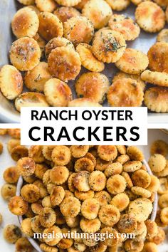 ranch oyster crackers are the perfect appetizer for any occasion