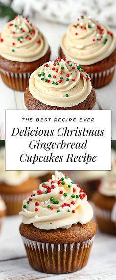 the best recipe ever delicious christmas gingerbread cupcakes recipe