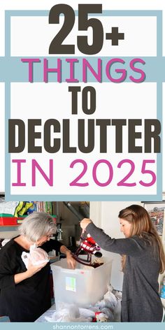 25+ Things to Declutter In 2025! Are you looking for ideas on what to declutter for a fresh start?  Here are 100 things to declutter in the New Year! And I bet you won’t even think twice.
It is amazing how much seems to creep into our homes all year long! As we dig deep and declutter more I find myself asking “Where did all of this come from?” Declutter Challenge, Organizing Time