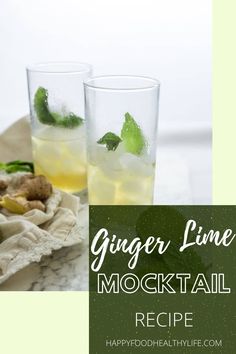 ginger lime mocko cocktail recipe