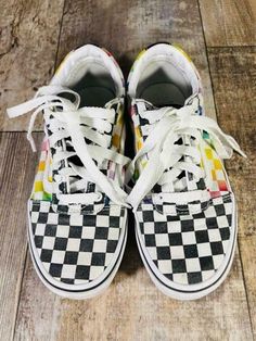 Vans Checkered Laced Sneakers Low Top Youth Size 2 Machine Washed Free Shipping Good condition no holes no tears Machine washed new laces See pictures for more details Vans Checkered, Vans Authentic Sneaker, Vans Sneaker, Low Top, Washing Machine, Size 2, Sneakers, Free Shipping, Best Deals