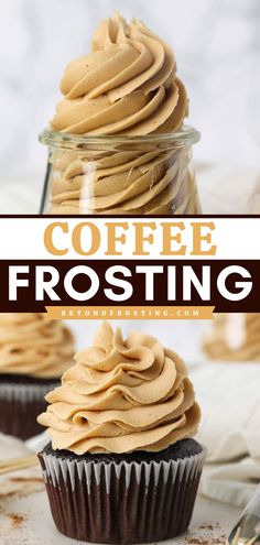 An easy sweet to make with only 5 ingredients! This yummy dessert recipe will take your favorite treats up a notch. Full of rich espresso flavors, this coffee buttercream frosting is the BEST. Check out the many ways to use this perfect coffee frosting! Coffee Buttercream Frosting, Best Frosting Recipe, Coffee Frosting, Retro Desserts, Coffee Buttercream, Postre Keto