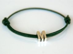 Mens Initial bracelet-Mens Letter bracelet-Letter bracelet-Unisex bracelet -Mens bracelet This bracelet is made of silver plated letter with adjustable cotton cord. İt is designed to wear everyday and great as a gift for a man or a woman. Bracelet size 6.5''(16.5cm)This bracelet is adjustable size with a sliding knot and will fit most wrists.İf you need a larger or a shorter size let me know,I will make it for you. Keep dry Remove the bracelet while swimming,bathing or when spray on perfume This Bracelets With Initials, Bracelet For Boyfriend, Boyfriend Bracelet, Pandora Bracelet Charms Ideas, Mens Leather Necklace, Bracelet Initial, Letter Bracelet, Personalized Bracelet, Pandora Bracelet Charms