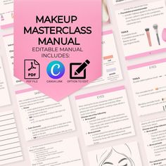 ♦♦THIS IS A DIGITAL DOWNLOAD ONLY! YOU WILL NOT RECEIVE A PHYSICAL PRODUCT♦♦ Perfect resource to use for your next online or in-person masterclass! THIS E-BOOK INCLUDES: Importance of a Makeup Process Techniques for skin prep, foundation, eyebrows, concealer, contour, highlight, and blush Detailed step-by-step routine This e-book includes: Importance of a Makeup Process Skin Prep Techniques for Foundation, Eyes, Concealer, Contour, Highlight, and Blush Detailed Step-by-Step Routine  What are you waiting for? This guide is already yours. You just need to add it to your cart and commit to getting the results you want. ❓ Frequently Asked Questions ❓ Q1: Can this guide be shared or resold? A1: NO! The guide is exclusively for personal use and must not be redistributed or sold. Eyebrows Concealer, Makeup Education, Makeup Process, Makeup Masterclass, Concealer Contour, Contour Highlight, Natural Skin Tone, Makeup Lessons, Makeup Guide