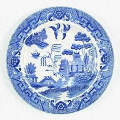 YS Japan, Blue Willow (Japan) at Replacements, Ltd Porcelain Designs, Blue Willow China, Household Tools, Blue Willow, Tableware Accessories, China Dinnerware, Accessories Home, Estate Jewelry, Decorative Plates