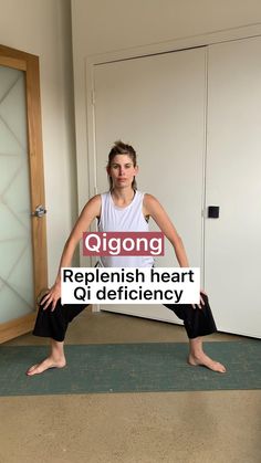 Qigong to replenish heart qi❤️ Heart qi deficency can cause anxiety and restlessness, this exercise can help to bring a sense of peace and calm to the mind. Just remember to focus on your breath and let go of all your worries.  • .  • #qigong #qigongpractice #qigonghealing #qigongeveryday #movementismedicine #movementmedicine #feelgood #tcm #movementtherapy #movementmatters #movementmeditation Qigong Quotes Inspiration, Qi Gong Exercises Videos Qigong, Affirmation Inspiration, Medical Qigong, Wellness Tools, Mobility Workout, Qigong Meditation, Neck And Shoulder Exercises, Tai Chi For Beginners