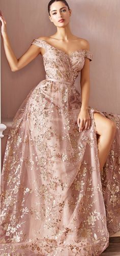 Reposhing This Item I Purchased From @Trendywedding. Loved It, But Ready To Rotate For Something New. Questions? Leave A Comment Below! Royal Prom, Wedding Area, Champagne Gold Dress, Dress Fancy, Cinderella Divine, Off Shoulder Gown, Formal Garden, Wardrobe Wishlist, Prom Long