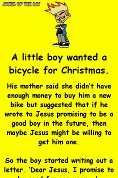 a little boy wanted a bicycle for christmas