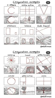 the steps to draw an animated landscape