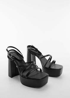 Strappy heeled sandals - Teen | MANGO USA High Heels For Kids, Mango Outlet, Shoes Teen, Strappy Sandals Heels, Mango Kids, Wishing Well, Strappy Heels, High Heel Sandals, Platform Heels