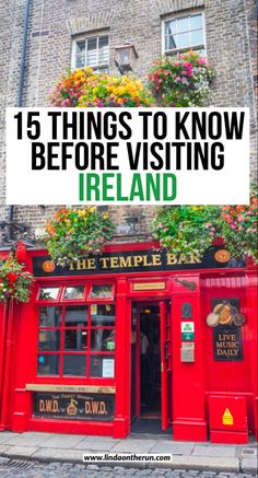 Photo of Temple Bar in Dublin with hanging baskets full of blooming flowers. What To See In Ireland, Ireland Must Do, What To Do In Ireland, Things To Do In Dublin Ireland, Ireland Travel Outfits, Ireland In May, Things To See In Ireland, Traveling Ireland