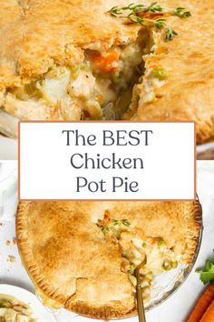 the best chicken pot pie recipe with carrots and celery