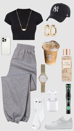 Lazy Day Outfits, Cute Preppy Outfits, School Looks, Easy Trendy Outfits