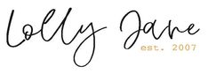 the logo for holly jane est 2007, which is written in cursive writing