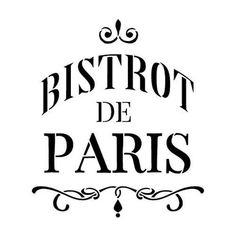 the logo for bistrot de paris