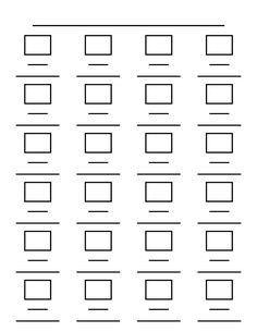 a printable worksheet with squares and rectangles