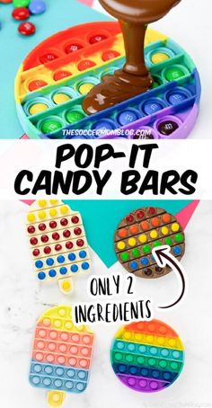 an easy candy bar recipe for kids to make with popsicles and candy bars