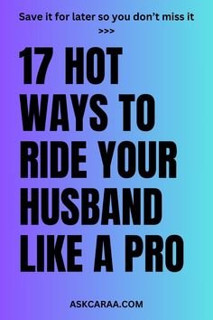 Boost your confidence and create unforgettable experiences in the bedroom. Check out these 17 best tips and practical ways on how to ride your man like a pro. Save this pin for a spicy guide to becoming a pro at riding! 🔥💃 #BedroomTips #Intimacy #RelationshipGoals #Confidence #SexualWellness #SpiceItUp Best Flirting Lines, Real Relationship Advice, Happy Marriage Tips, Human Sexuality, Text For Him, Real Relationships, How To Improve Relationship, Wildest Dreams, Marriage Relationship