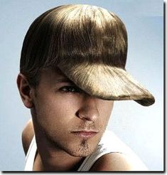 Cap Hairstyles, Hairstyle Look, Mens Hairstyles Short, Cap Hair, Long Hair Styles Men, Crazy Hair, Boy Hairstyles