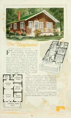 an old house with the floor plan for it