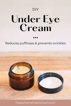 Homemade Eye Cream Recipes, Diy Under Eye Cream, Diy Eye Cream Recipe, Eye Cream Recipe, Homemade Eye Cream, Diy Eye Cream, Under Eye Cream, Eye Cream For Dark Circles, Homemade Lotion