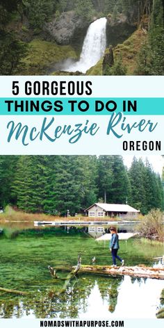 the top things to do in mcknesie river oregon with text overlay