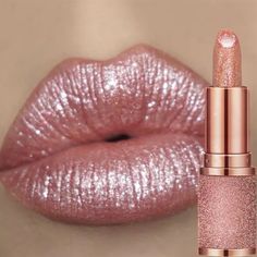 Glitter Star Lipstick Temperature Changing Color Lipstick Long Lasting Waterproof Nude Makeup Moisturizing Lipstick Lip Color Shades, Pop Lipstick, Shimmer Lipstick, Jelly Lipstick, Berry Lipstick, Color Changing Lipstick, Glitter Lipstick, Lip Cosmetics, Makijaż Smokey Eye