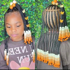 Little Black Girls Hairstyles Braids, Braiding Hairstyles For Black Girls Kids, Toddler Girl Braid Styles With Beads, Daughter Hairstyles Braids, Black Girls Hairstyles Braids Kids, Bead Pattern Ideas, Kids Braided Hairstyles Black Children, Little Black Girls Hairstyles For Kids, Kids Braided Hairstyles With Beads