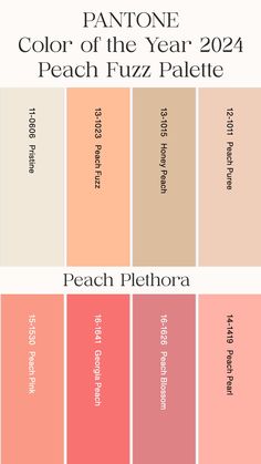 the pantone color of the year for peaches