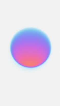 a blue and pink circular object on a white background with no image to describe it