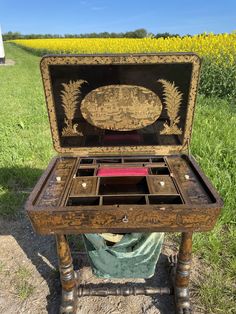 Last price deduction before this beauty goes on Action Antique 19th century Chinese lacquer sewing table with hand painted scenes and beautiful legs. Unique Gilt export black lacquer all-over the table.  Condition: Good, the table has some wear and tear consistent with age and use. dimensions: Height: 29 in // 73cm. width: 25 in // 63 cm. Depth: 17 in // 43 cm. Style: Qing Materials and Techniques: Lacquer, Hand-Painted Place of Origin: China Period: Mid-19th Century Date of Manufacture: 19th Century Seller Location: Copenhagen, Denmark Chinese Lacquer, Sewing Case, Antique Sewing Table, Black Lacquer, Sewing Table, Console Tables, Console Table, Copenhagen, Living Furniture