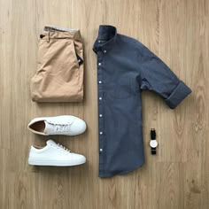 Men Fashion Casual Shirts, Mens Attire, Men Stylish Dress, Mens Casual Dress Outfits, Outfit Grid, Retro Mode, Smart Casual Outfit, Mens Fashion Casual Outfits, Stylish Mens Outfits