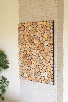 this is an easy diy project to make a reclaimed wood tree rounds art