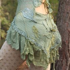 Faerie Costume, Pixie Skirt, Steampunk Skirt, Mode Hippie, Fairy Clothes, Estilo Hippie, Bohemian Skirt, Woodland Fairy, Mode Boho