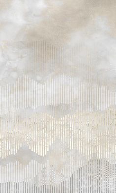 geometric abstract mountains mural wallpaper Geometric Mural, Gold Effect, Vertical Lines, Mountain Landscape, The Line, Mural Wallpaper, Geometric Design, Metallic Silver, Abstract Painting