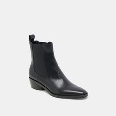 FOSTER BOOTIES BLACK LEATHER Ankle Boots Low Heel, Chelsea Boots Men Outfit, Boots Men Outfit, Chelsea Boots Men, Sneaker Heels, Heeled Loafers, Black Booties, Sneaker Shopping, Pull Tab