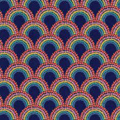 an image of a colorful pattern that looks like it has been made out of circles