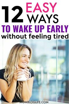 Here are the ultimate tips to wake up early and not feel tired. Getting up earlier will do wonders for your productivity! You need some motivation but also discipline in order to wake up early and not feel tired or sluggish. If you've been wondering how to wake up, here are 152 easy to follow tips to do just that. #wakeup #productivity #productivityhacks #timemanagement #morningroutine #lifehacks #morning #sleep Motivation To Get Up Early, How To Be A Morning Person, How To Become A Morning Person, Ways To Wake Up Early, Tips To Wake Up Early, Morning Hacks, Bed Early, Ways To Wake Up, Writing Topics