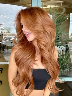 Summery Copper Hair, Summer Cowboy Copper Hair, Red Hair On Fair Skin, Muted Copper Hair Color, Red Hair Tanned Skin, Copper Summer Hair, Amber Red Hair, Golden Red Hair Color, Cool Ginger Hair