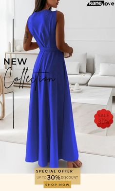 Tie V-neck Evening Long Gown Dress Summer Bridesmaid Gown With V-neck, Chic V-neck Evening Maxi Dress, Blue Maxi Length V-neck Party Dress, Chic V-neck Prom Gown, Summer Bridesmaid V-neck Maxi Dress, Chic V-neck Bridesmaid Evening Dress, Long V-neck Dress For Summer Formal Events, Blue V-neck Maxi Dress For Prom, Summer V-neck Bridesmaid Dresses