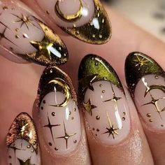 Witchy Nails, Dream Nails, Funky Nails, Manicure E Pedicure, Wedding Nails, French Nails, Swag Nails, Halloween Nails, Beauty Nails