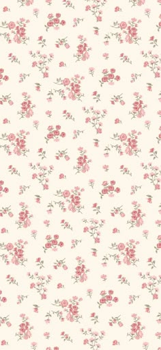 a white background with pink flowers on it