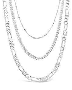 Simple Layered Chains Necklace – Sterling Forever
Silver Chains Layered Chain Necklace Silver, Allsaints Jewelry, Silver Necklaces Layered, Silver Layered Necklaces, Silver Chain Jewelry, Silver Necklace Chain, Trending Bracelets, Necklaces Silver, Layered Chain Necklace