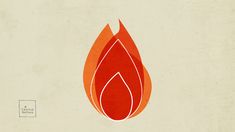 an orange and red fire symbol on a beige background with the word,'save our earth'written below it