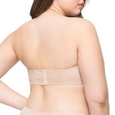 Made from a smooth, stretch woven fabric, this women�s strapless bra from Curvy Couture is perfect for that halter top or strapless dress. This push-up style provides medium support, underwired padded cups, and hook-and-eye back closures.Bra Type: Push Up, StraplessFeatures: Backless, Stretch FabricClosure Type: Back Closure, Hook & EyeSupport: Medium SupportFiber Content: 74% Nylon, 26% Lycra SpandexFabric Description: WovenCare: Hand Wash, Line DryMaterial: NylonCountry of Origin: Imported Strapless Dress, Couture, Strapless Bras, Full Figured, Strapless Bra, Up Styles, Halter Top, Woven Fabric, Push Up