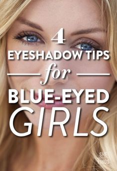 Makeup Tips For Blue Eyes, Blonde With Blue Eyes, Makeup For Older Women, Makeup Tip, Blue Eyed Girls