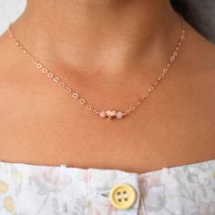 Dainty children's necklace with a choice of pink opals, blue aquamarine, or rainbow moonstone. It features a heart-shaped chain in either sterling silver or 14k gold filled with power stones that promote love and positivity. Makes a beautiful gift for girls. About the Gemstones Pink Opal promotes love, self-worth, and acceptance. It is a great stone for children who suffer from nightmares as it brings calmness and soothing energy. Birthstone: October Aquamarine is believed to contain the power o Dainty Heart Necklace, Birthstone Crystals, Girls Heart, Kids Necklace, Self Worth, Dainty Bracelets, Gift For Girls, Evil Eye Necklace, Aquamarine Blue